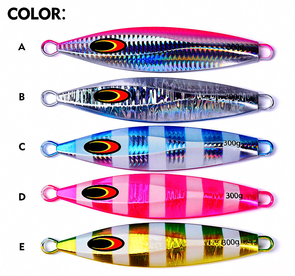 Slow Pitch Jigging Lure, 100–300 g (3.5–10.6 oz) – product photo