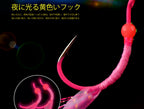 Glow Fish Skin Saltwater Hooks, Size 1/0–3/0 – product photo
