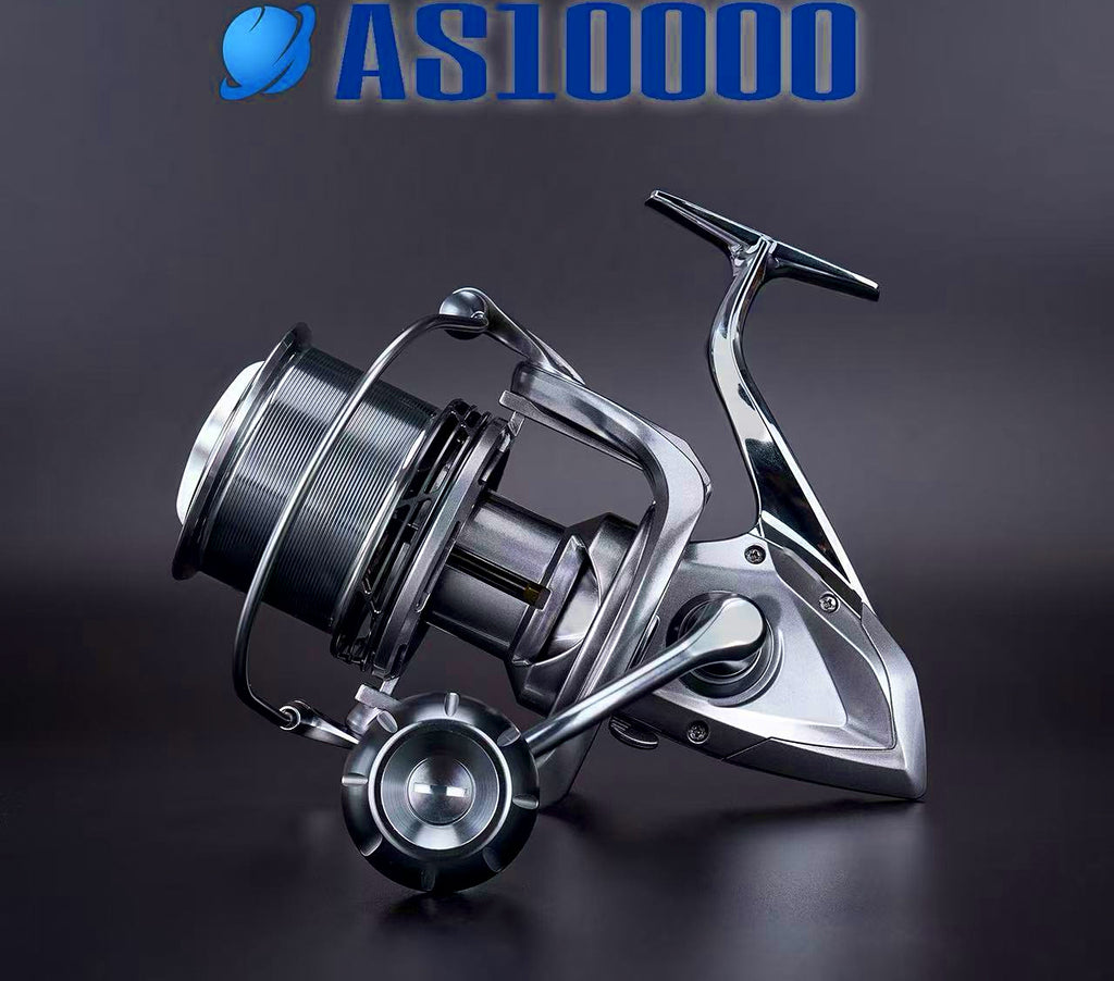 Full Metal Stainless Steel Saltwater Reel, 12 Bearings, 4.8 Ratio – product photo