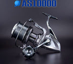 Full Metal Stainless Steel Saltwater Reel, 12 Bearings, 4.8 Ratio – product photo
