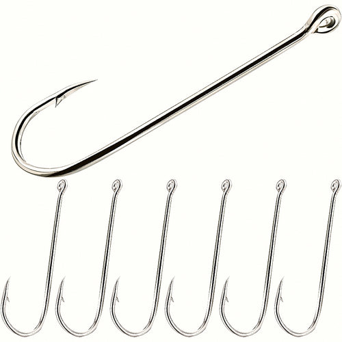Aberdeen Long Shank Baitholder Hooks, Barbed, 1000 pcs