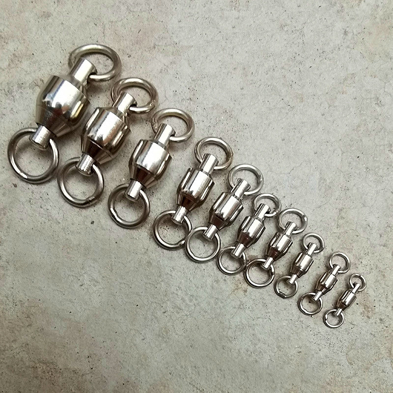 Stainless Ball Bearing Swivel with Figure-8 Ring, Sizes 0–10 – product photo