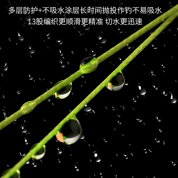 12-Strand Sinking PE Braided Line, Water Green – product photo