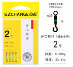 Split Rings & Rubber Rings, Size 2 Fishing Connectors – product photo