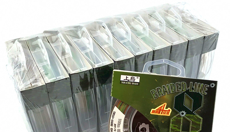 8-Strand Braided PE Line, Camo, 100 m (109 yd) Spool – product photo