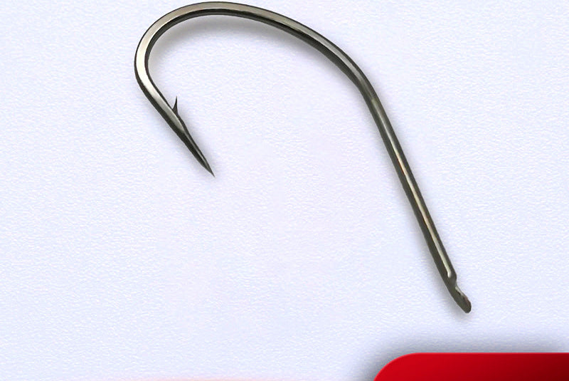 Long Shank Barbed Ring-Eye Hooks, Sizes #1–#36 – product photo