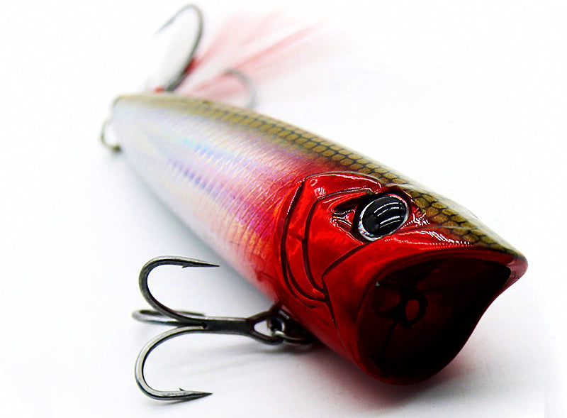 Topwater Popper Lure with Rattle Beads, 5 Colors – product photo