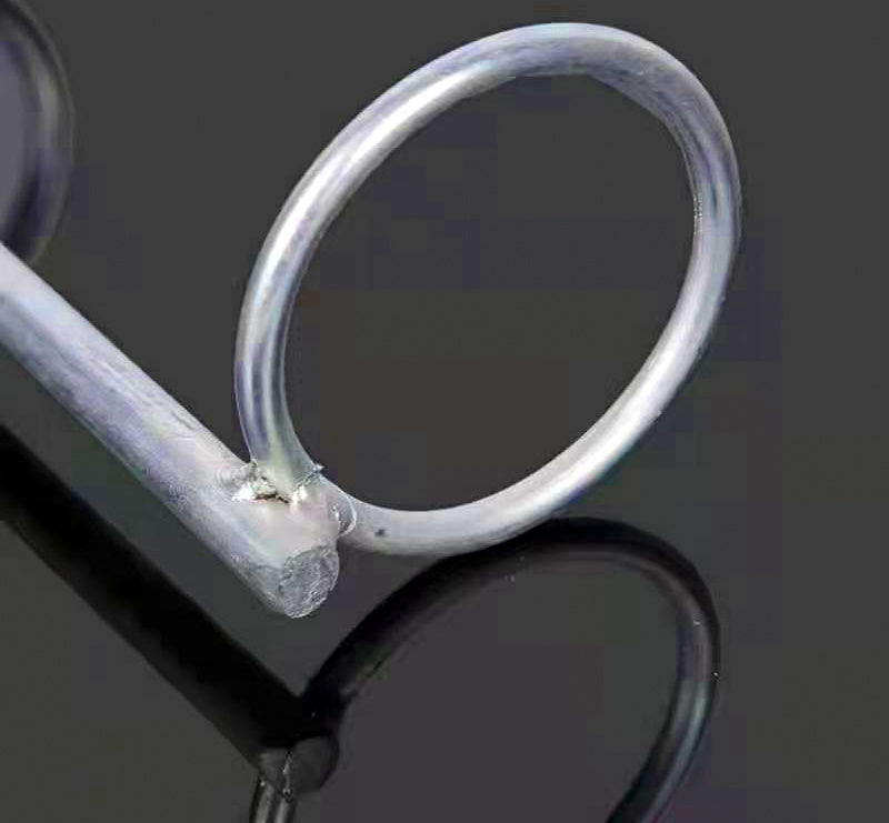 Double Ring Rod Holder, Ground Spike Rod Stand – product photo