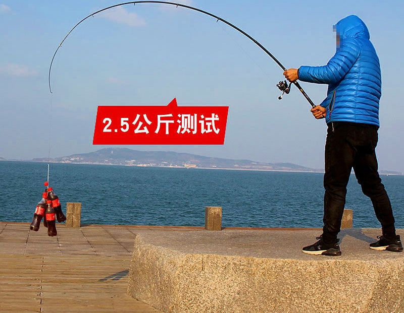 Mini Sea Rod, 5-Piece Carbon Boat Rod, 1.5–3.6 m (4.9–11.8 ft) – product photo