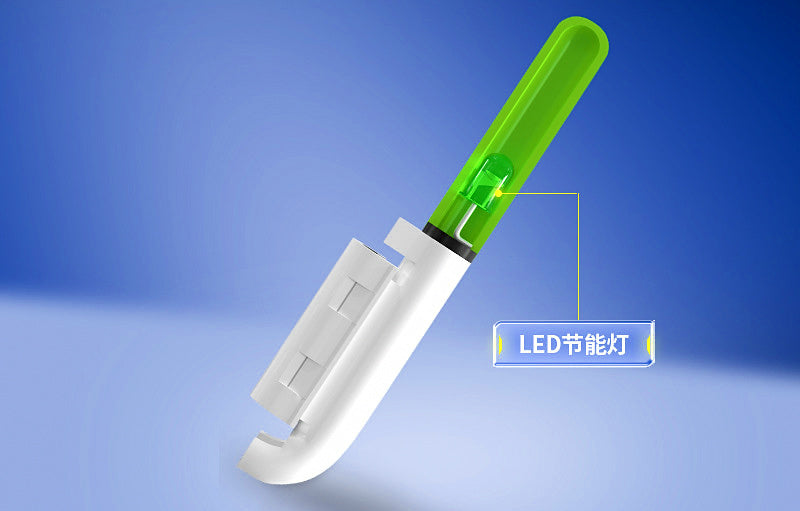 Clip-On Rod Tip Light for Night Fishing, Red/Green/Flash – product photo