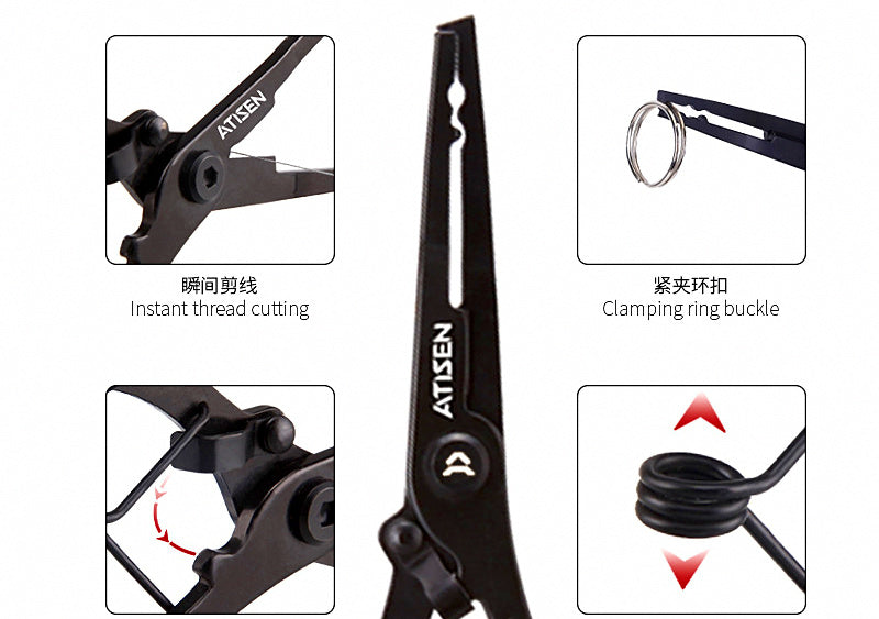 Fishing Pliers and Fish Lip Gripper 2-Piece Set – product photo