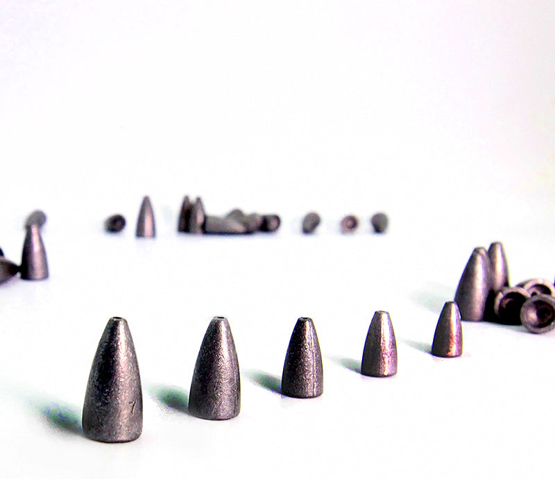Lead Bullet Weight Sinkers for Texas Rig, 0.06–0.25 oz (1.8–7 g) – product photo
