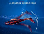 Floating T-Tail Soft Plastic Worm, 6–8 cm (2.4–3.1 in) – product photo