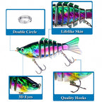 7-Segment Jointed Minnow Swimbait, 15.6 g (0.55 oz), 10 cm – product photo