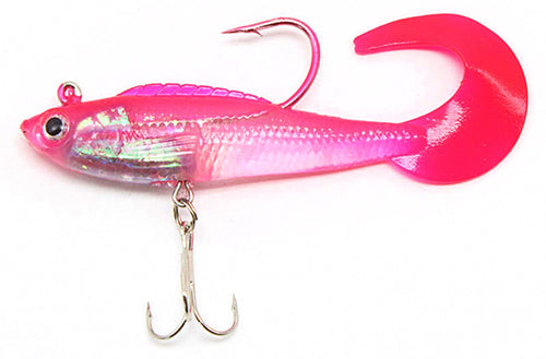Curly Tail Soft Bait with Lead Head, 9 g and 16 g – product photo