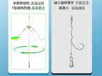Pre-Tied Single Hook Rig with Lead Sinker, Anti-Tangle – product photo
