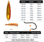 Slow Pitch Jig, Double Hook, 40–200 g (1.4–7.1 oz) – product photo