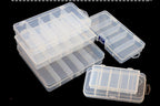 Plastic Compartment Tackle Box, Lure Storage Case – product photo
