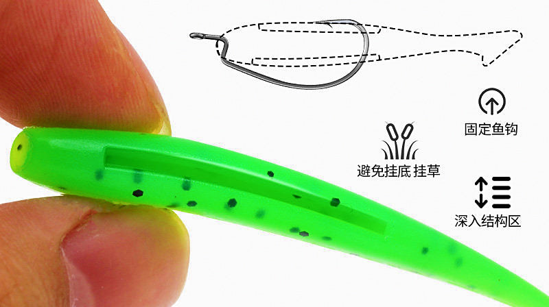 T-Tail Soft Swimbait, 5.5–6.5 cm (2.2–2.6 in) – product photo