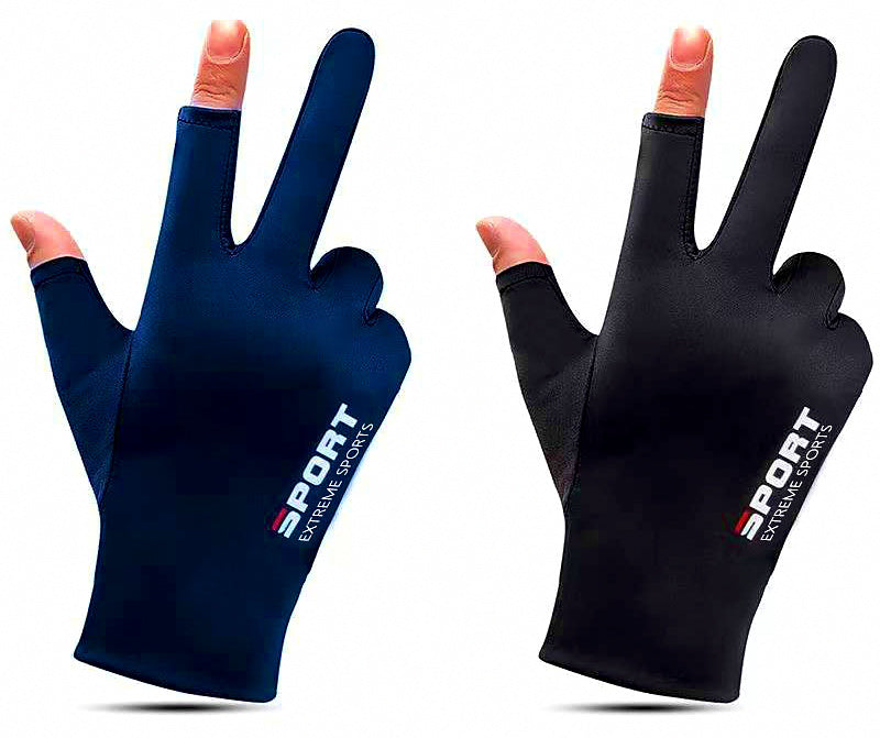 UV Sun Protection Fishing Gloves, Touchscreen, Fingerless – product photo