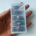 Barrel Swivel & Safety Snap Assortment, 50 pc, Sizes 2-10 – product photo