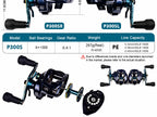 Deep Spool Spinning Reel, 6.4:1, Aluminum Frame, 6+1 Bearings – product photo