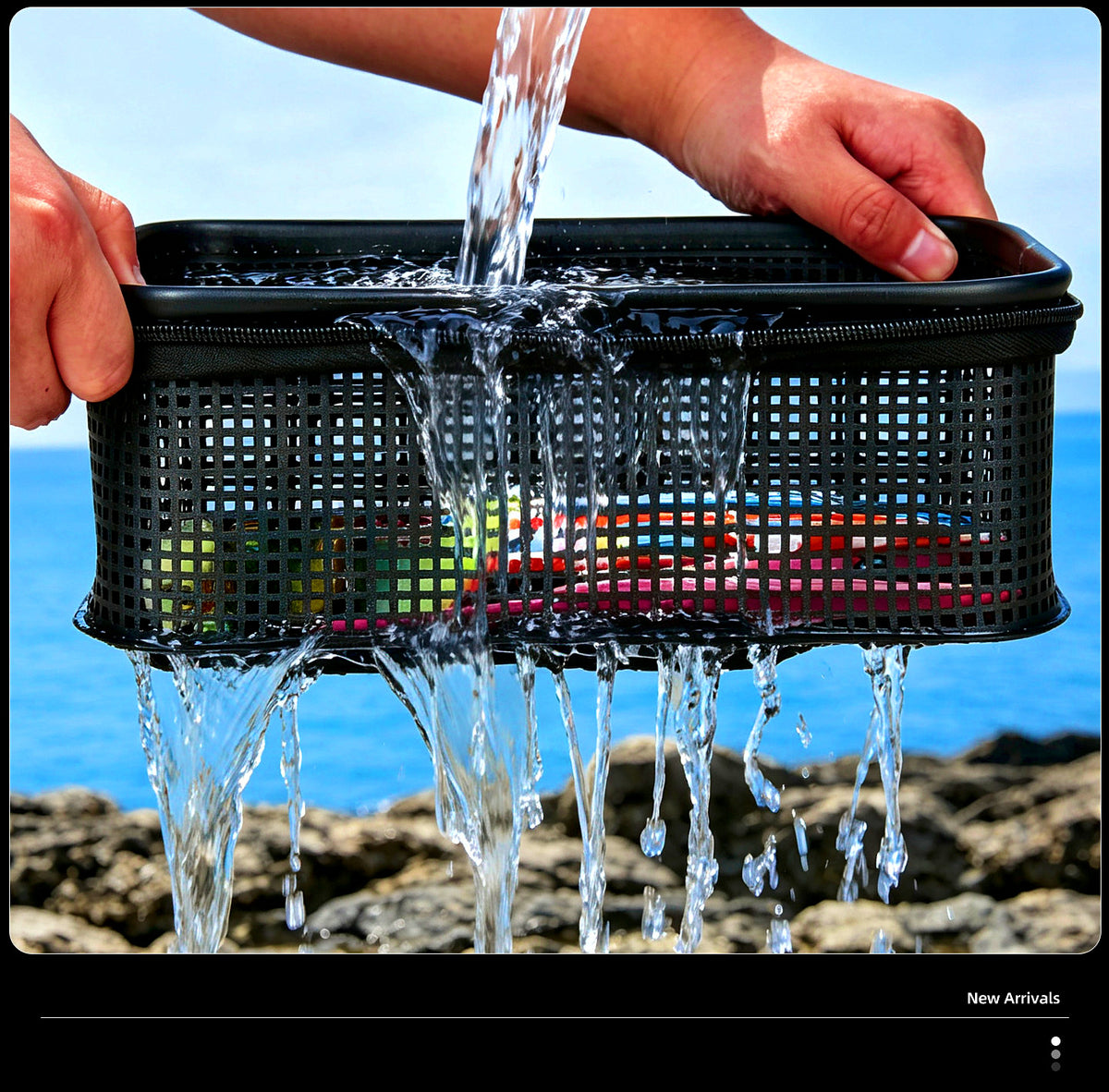 Jig Storage Bag, Portable Washable Drainage Tackle Bag – product photo