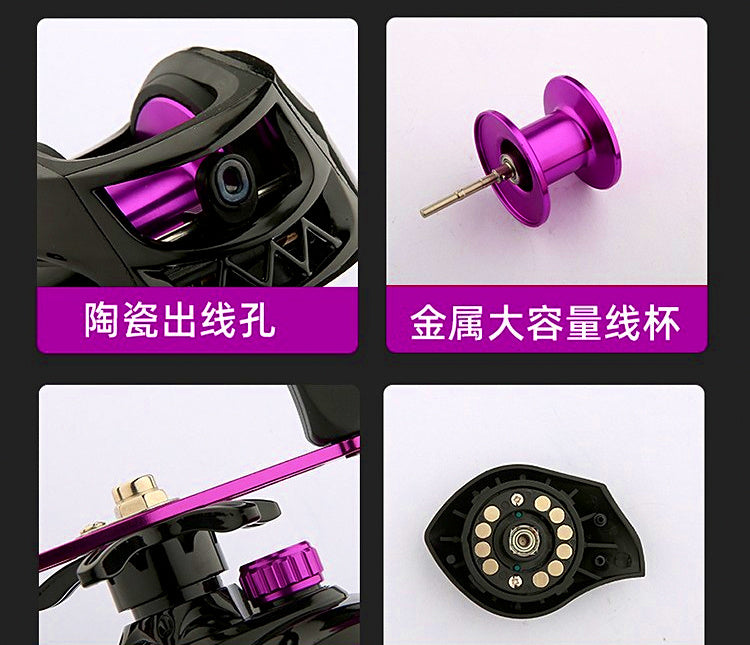 Baitcasting Reel, Metal or Plastic Spool, Left/Right Hand – product photo