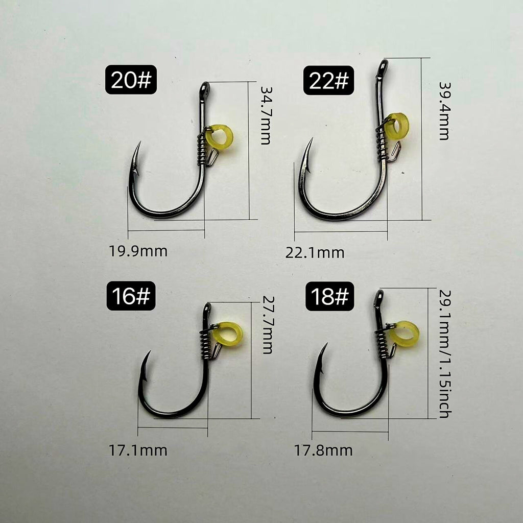 Spring Shrimp Hook Rig for Live Shrimp, Pre-Tied, Sizes 16-22 – product photo