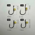 Spring Shrimp Hook Rig for Live Shrimp, Pre-Tied, Sizes 16-22 – product photo