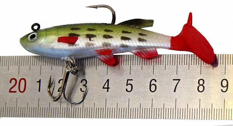 Lead Head Paddle Tail Soft Swimbait, 14 g (0.5 oz), 8 cm – product photo