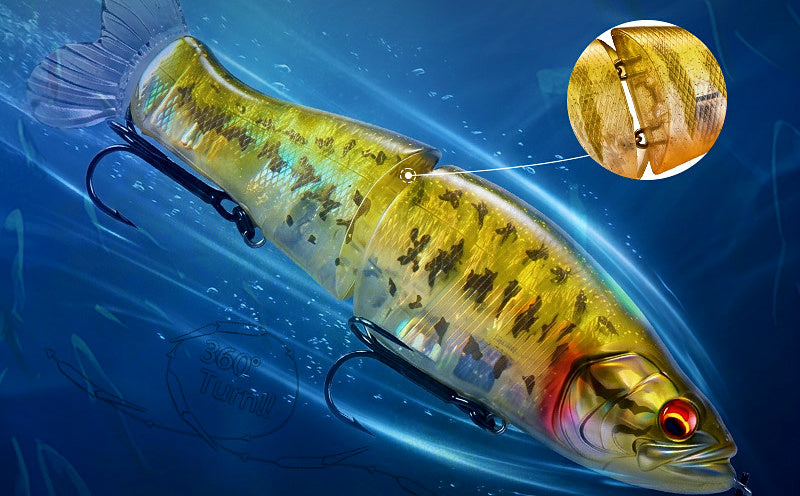 Multi-Jointed Minnow Lure, 135 mm (5.3 in), 30 g (1.06 oz) – product photo