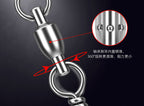 Ball Bearing Swivel with Snap, 304 Stainless Steel, 10-Pack – product photo