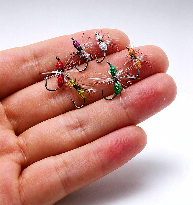 Micro Fly Hooks, Ant & Mosquito Fly Patterns, Sizes 12–18, 5-Pack – product photo