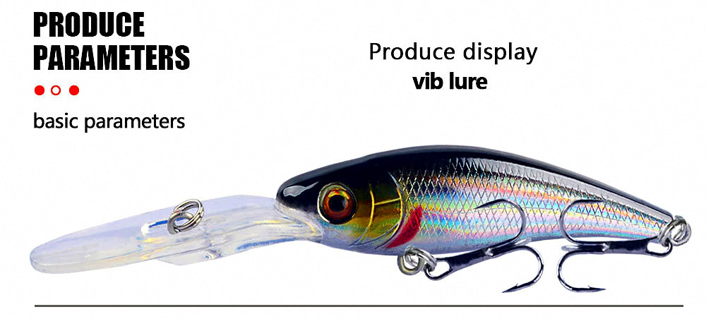 Long-Lip Deep Diving Minnow, 10 cm (3.9 in) 8 g (0.28 oz) – product photo