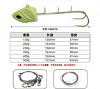 Glow Slow Pitch Jig with Double Hooks, 150–500 g (5.3–17.6 oz) – product photo