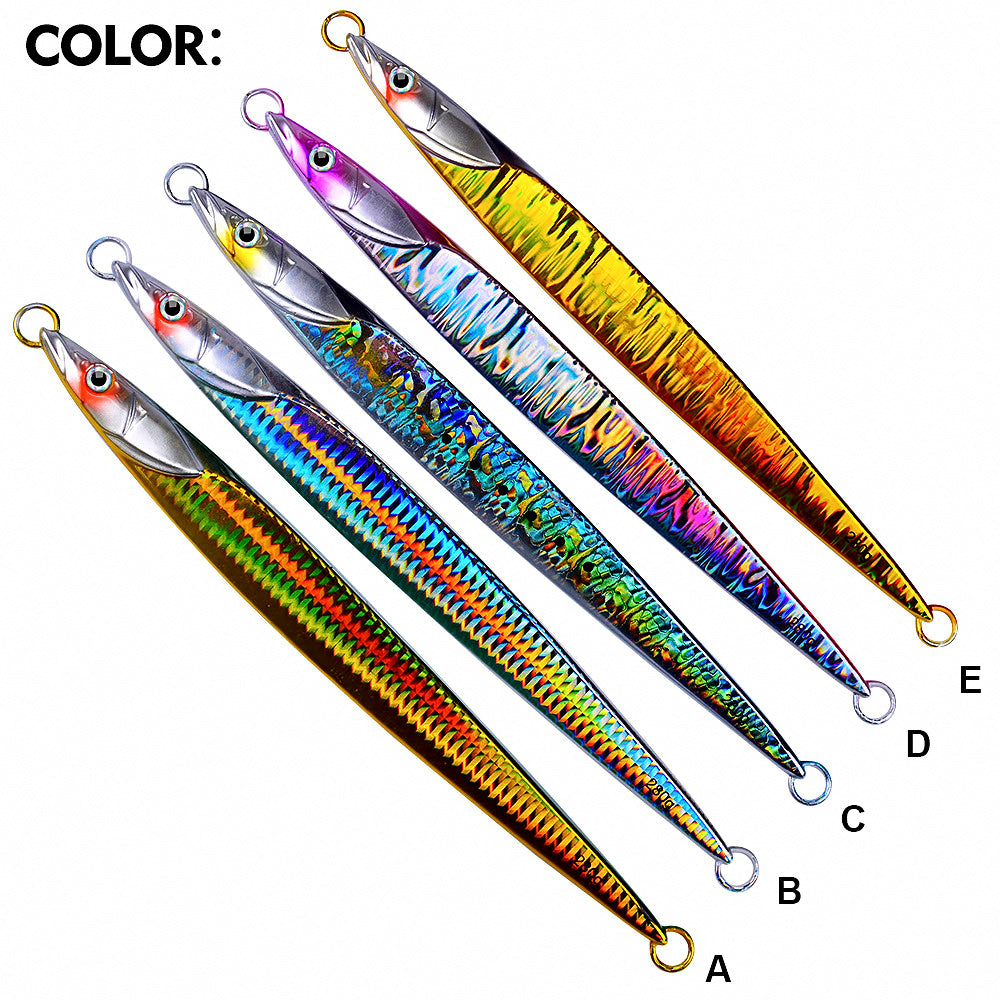 Long Metal Speed Jig, Lead, 80–300 g (2.8–10.6 oz) – product photo
