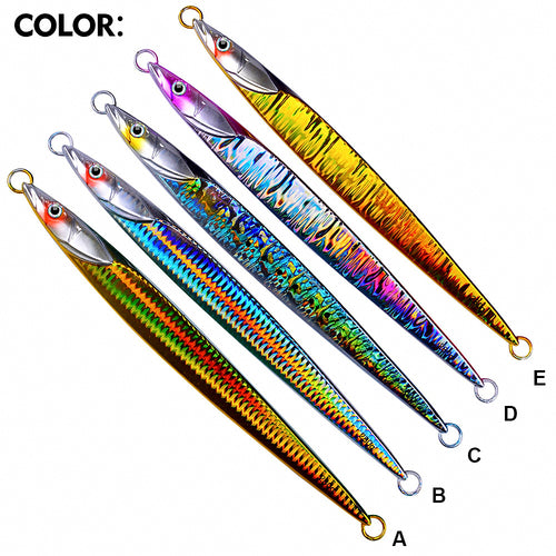 Long Metal Speed Jig, Lead, 80–300 g (2.8–10.6 oz) – product photo