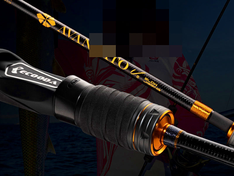 Carbon Jigging Rod, Light Jig & Slow Pitch, 1.5-Piece – product photo