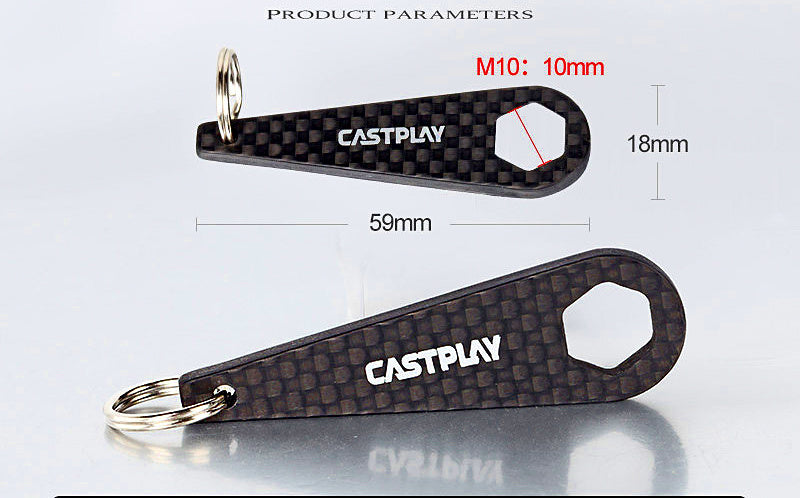 Carbon Reel Handle Nut Wrench for Baitcasting Reels – product photo