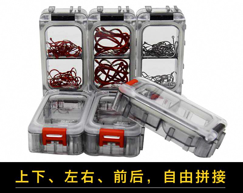Double-Layer Cube Lure Box, DIY Assembly Hard Bait Storage – product photo