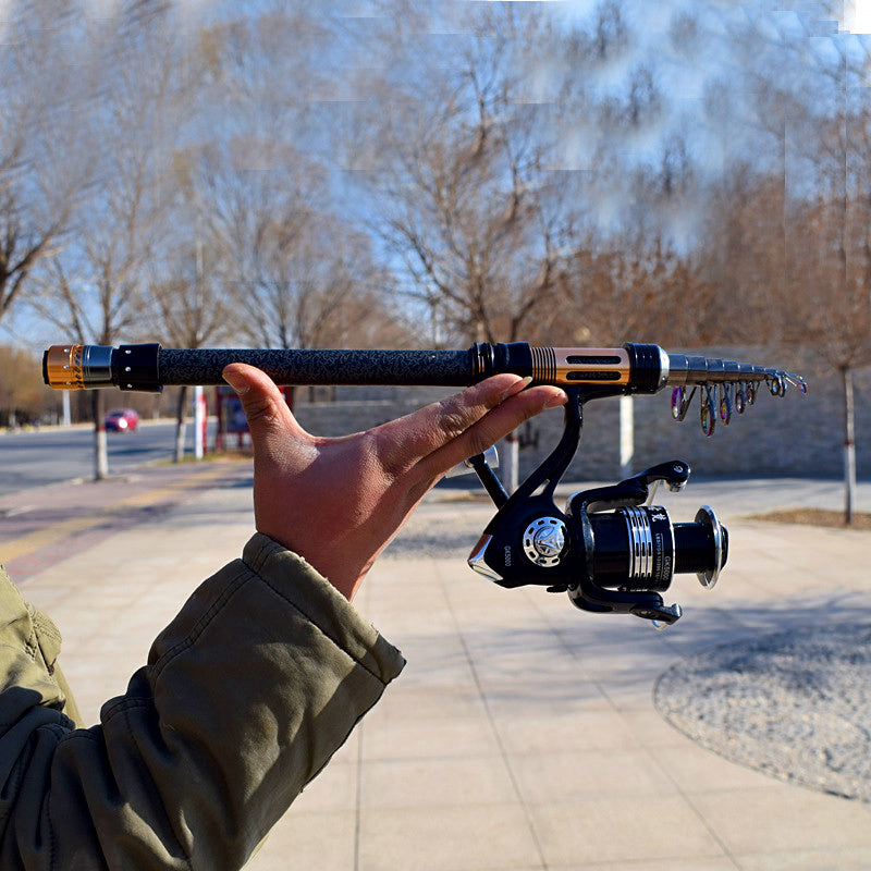 Telescopic Carbon Surf Rod, 1.8–3.6 m (5.9–11.8 ft) – product photo