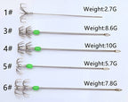 Stainless Umbrella Squid Jig Hooks, Barbed, Sizes 1-6 – product photo