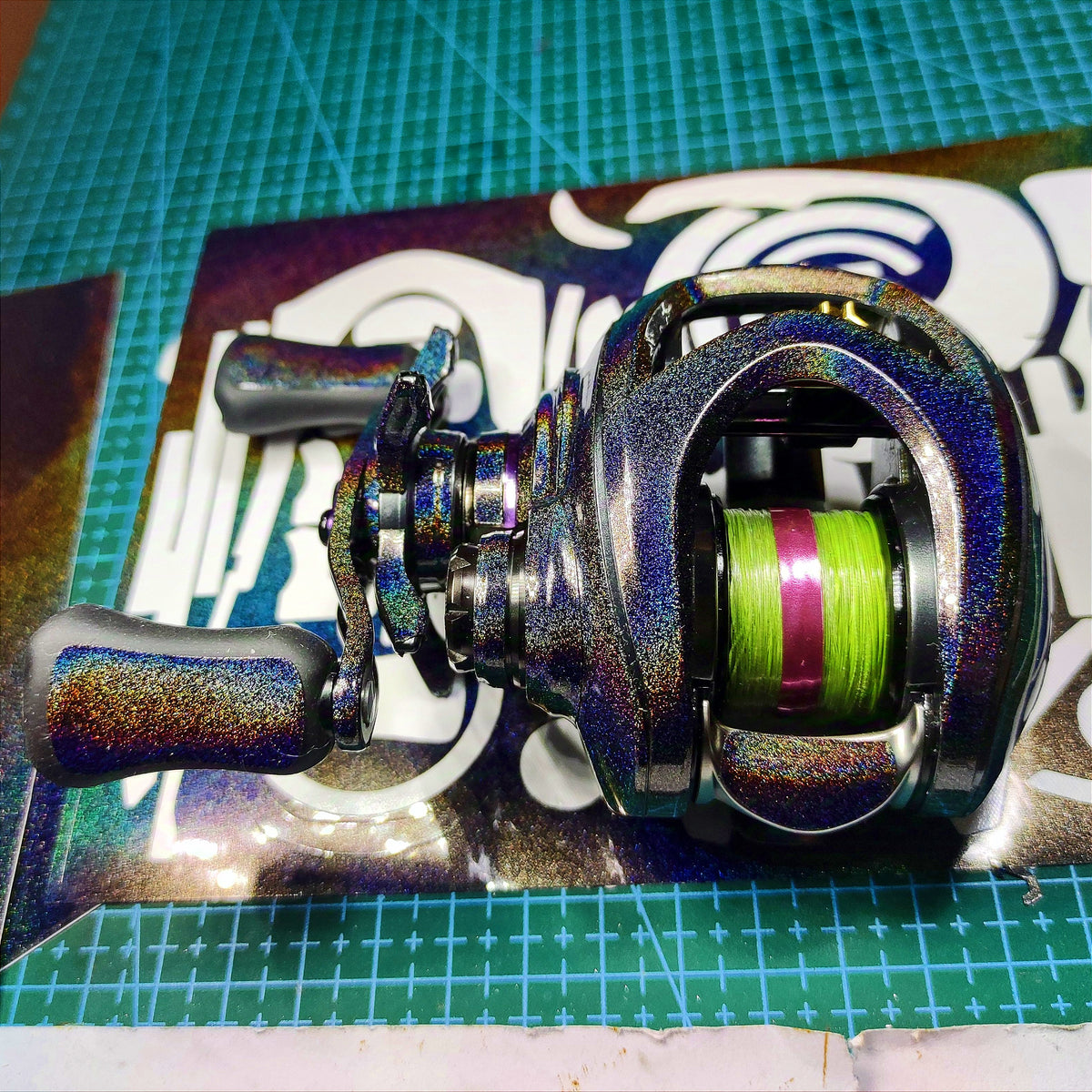 Baitcasting Reel Protective Color Film Sticker Set
