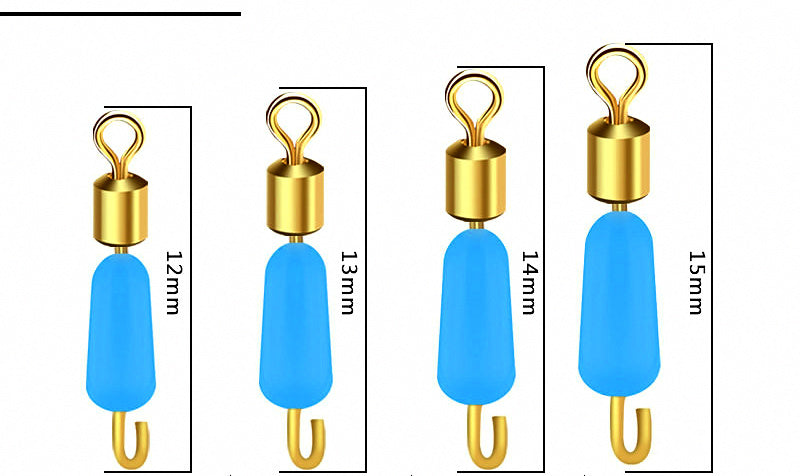 Silicone Branch Line Clip for Dropper Rigs, 10-Pack – product photo