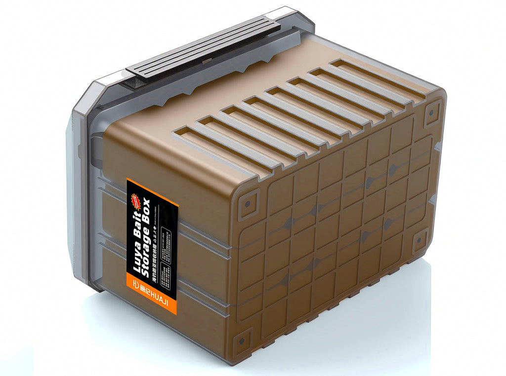 Portable Tackle Box for Wooden Shrimp Lures & Metal Jigs – product photo