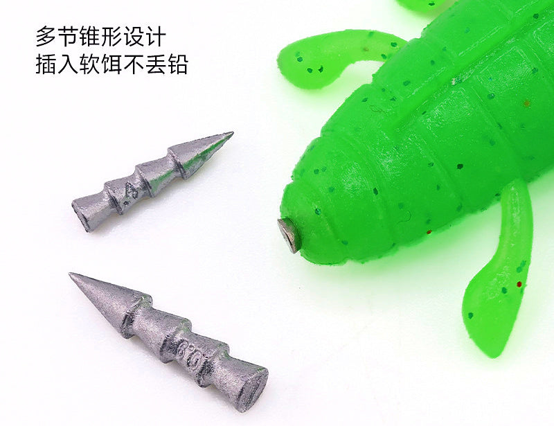 Alloy Neko Rig Insert Weights, 0.014–0.109 oz (0.4–3.1 g) – product photo