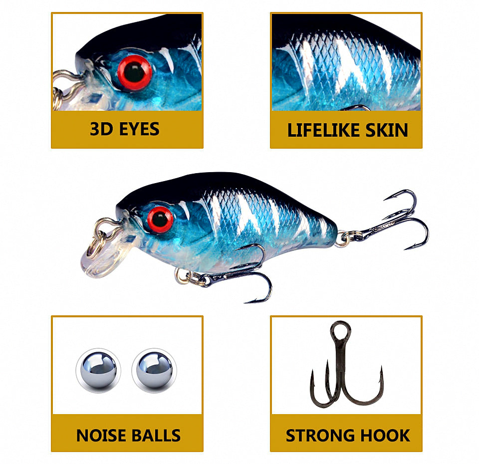 Micro Minnow Hard Bait, 4 cm (1.6 in), 4 g (0.14 oz) – product photo