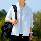 Men's UPF 40+ Sun Protection Fishing Jacket, Stand Collar – product photo