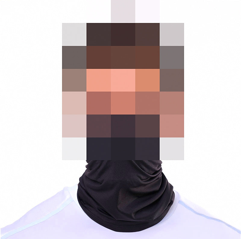 UV Sun Protection Neck Gaiter Face Cover, Stretch Polyester – product photo